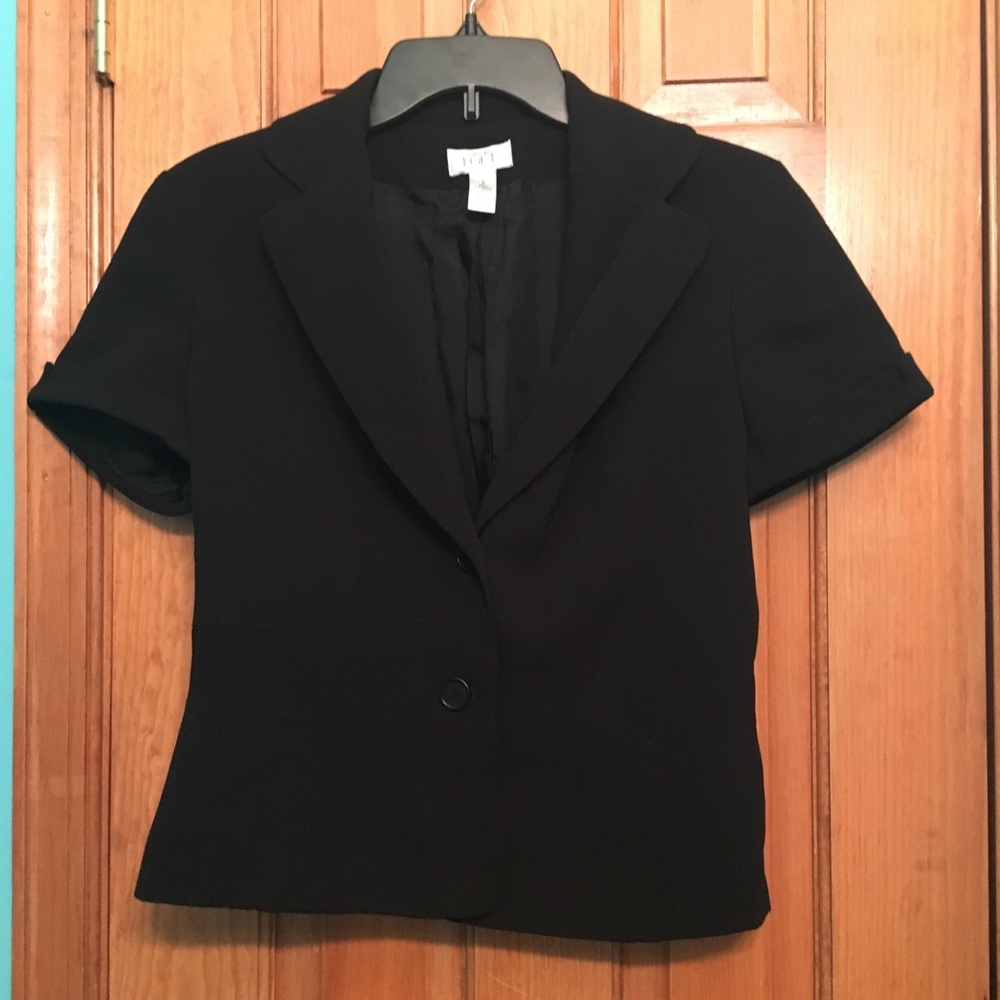 LOFT Black Suit Top